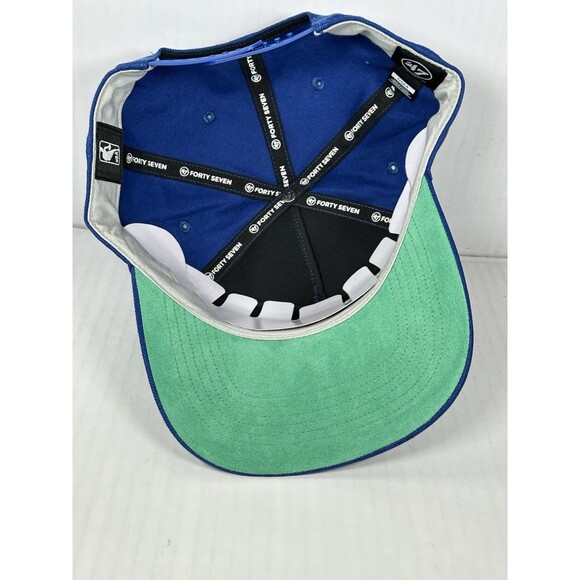 47 Brand Dallas Mavericks Pomona Hitch Royal Blue Adjustable Snapback Hat Cap - Picture 5 of 5